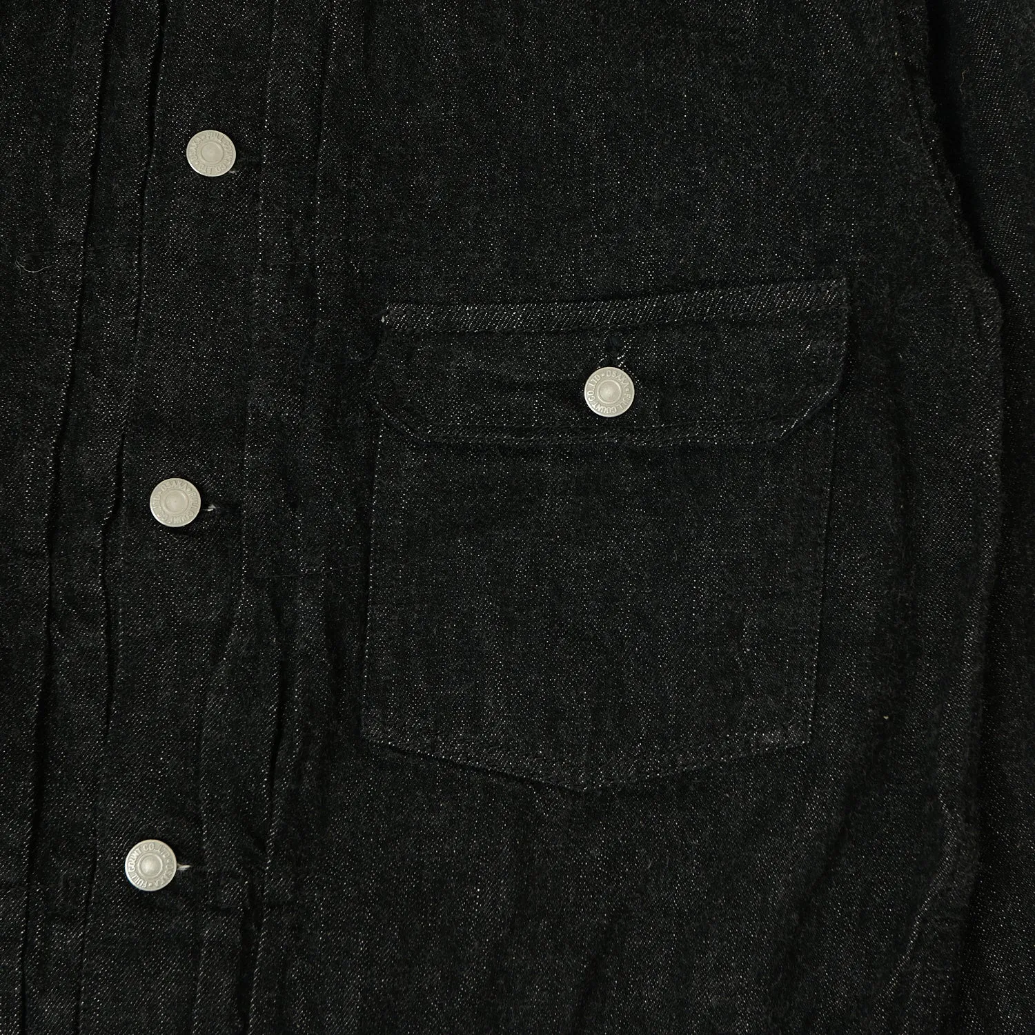 FULLCOUNT 2107SS 'Super Smooth' 11.5oz Type I Denim Jacket - Black One Wash sold by Son of a Stag product image thumbnail 4
