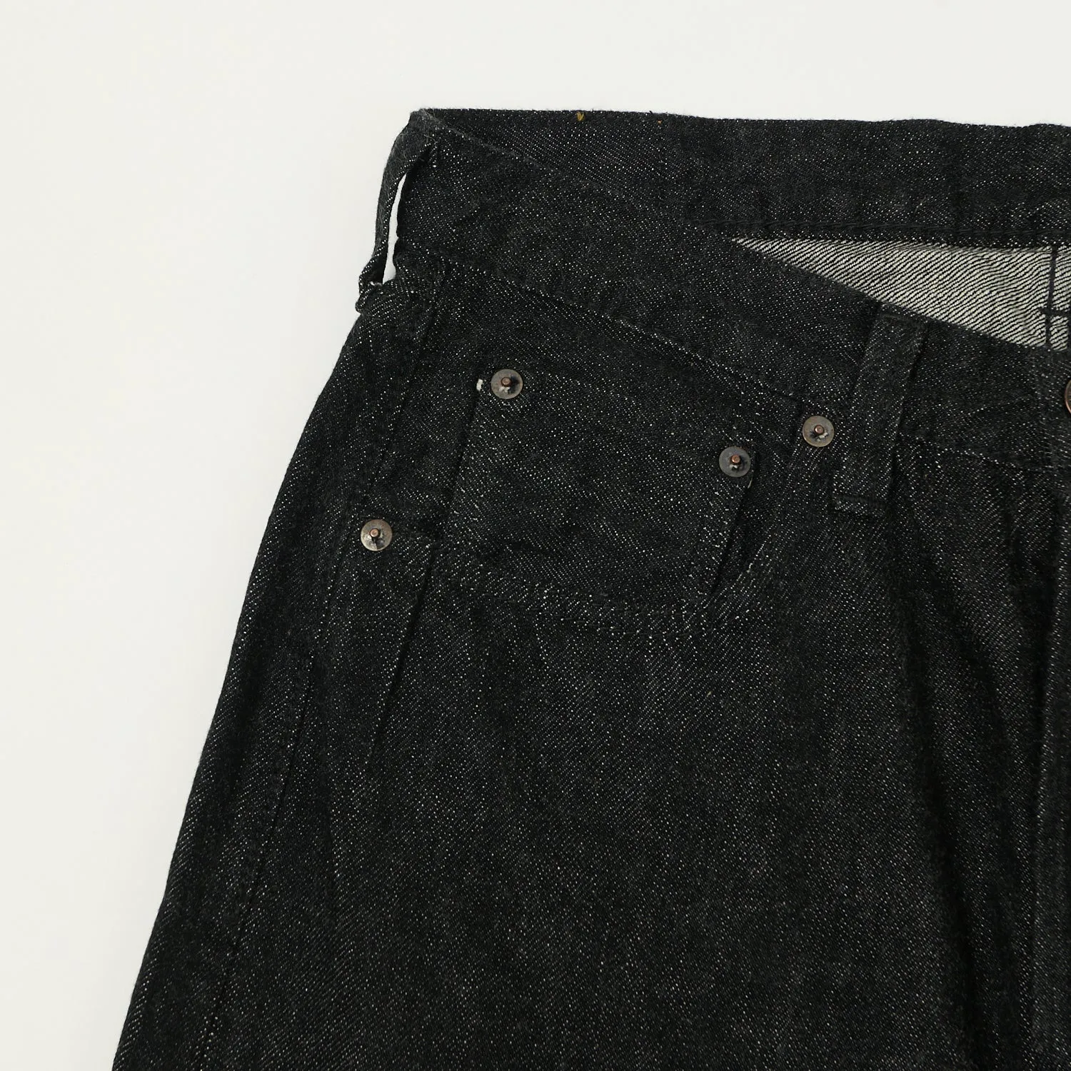 FULLCOUNT 0105SS 'Super Smooth' 11.5oz Wide Straight Jean - Black One Wash sold by Son of a Stag product image thumbnail 4