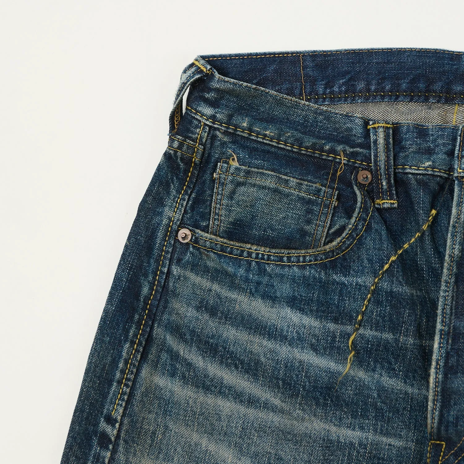 FULLCOUNT S0105 Wide Straight Jean - 'More Than Just Fear' Wash sold by Son of a Stag product image thumbnail 3