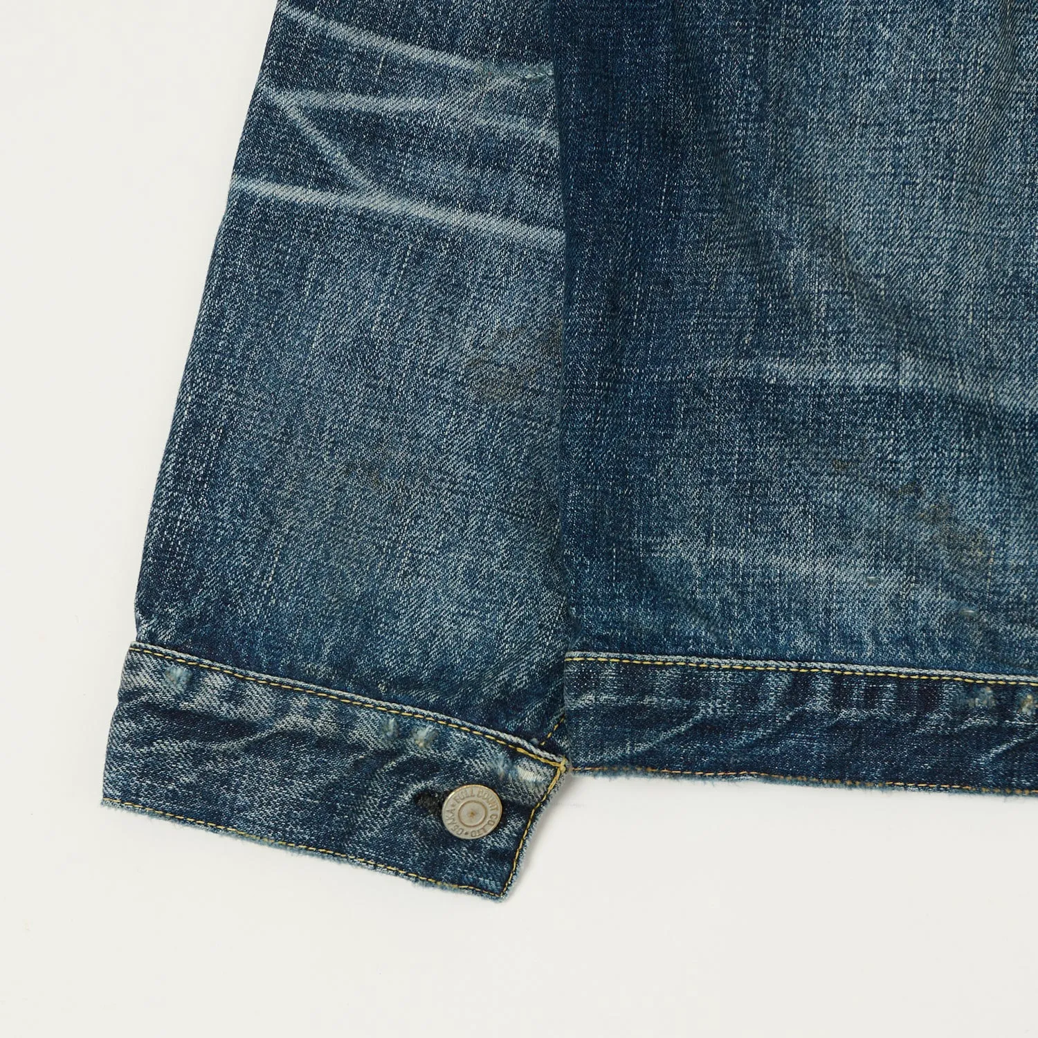 FULLCOUNT 2107 13.5oz Type I Denim Jacket - 'More Than Just Fear' Wash sold by Son of a Stag product image thumbnail 4