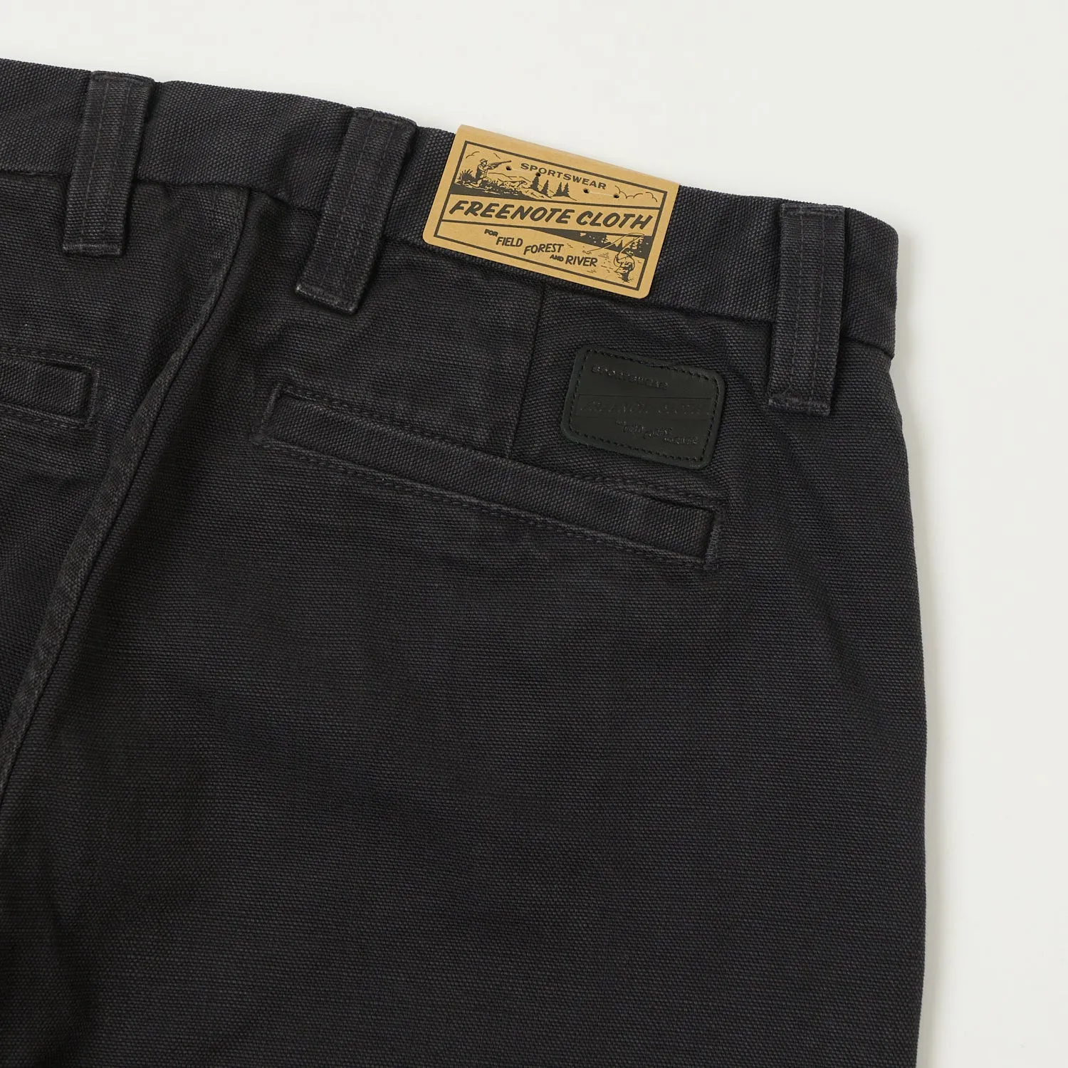 Freenote Cloth Heavyweight 14oz Slub Deck Pant - Black sold by Son of a Stag product image thumbnail 2