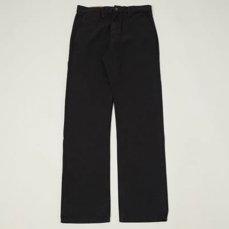 Freenote Cloth Heavyweight 14oz Slub Deck Pant - Black sold by Son of a Stag