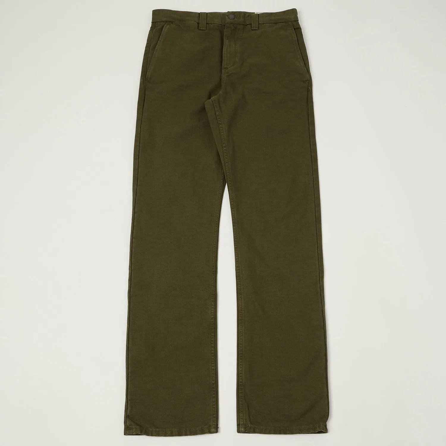Freenote Cloth Heavyweight 14oz Slub Deck Pant - Army Green sold by Son of a Stag
