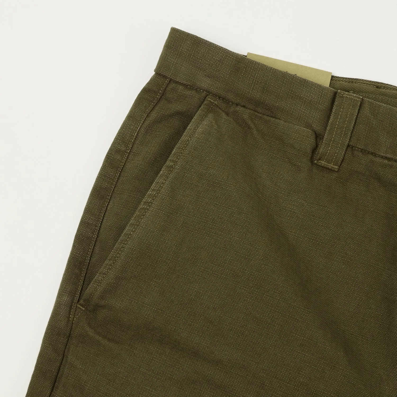 Freenote Cloth Heavyweight 14oz Slub Deck Pant - Army Green sold by Son of a Stag product image thumbnail 4
