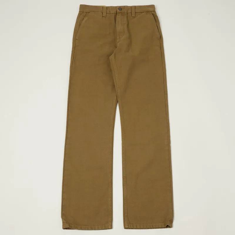 Freenote Cloth Heavyweight 14oz Slub Deck Pant - Tan sold by Son of a Stag