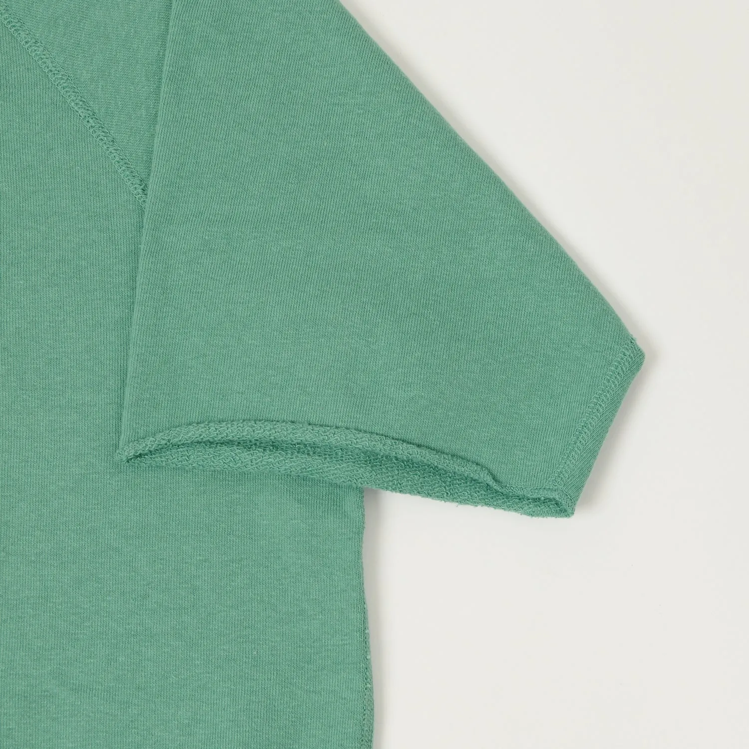 Dubbleworks Cut Off Sleeve Sweatshirt - Emerald sold by Son of a Stag product image thumbnail 4