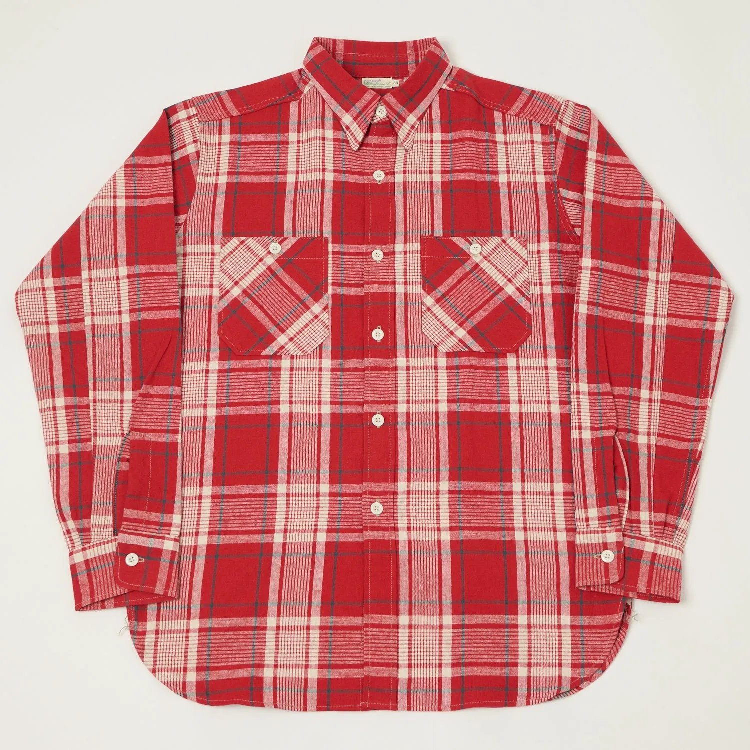 Warehouse & Co 3055 Duck Digger Plaid Work Shirt - Red sold by Son of a Stag
