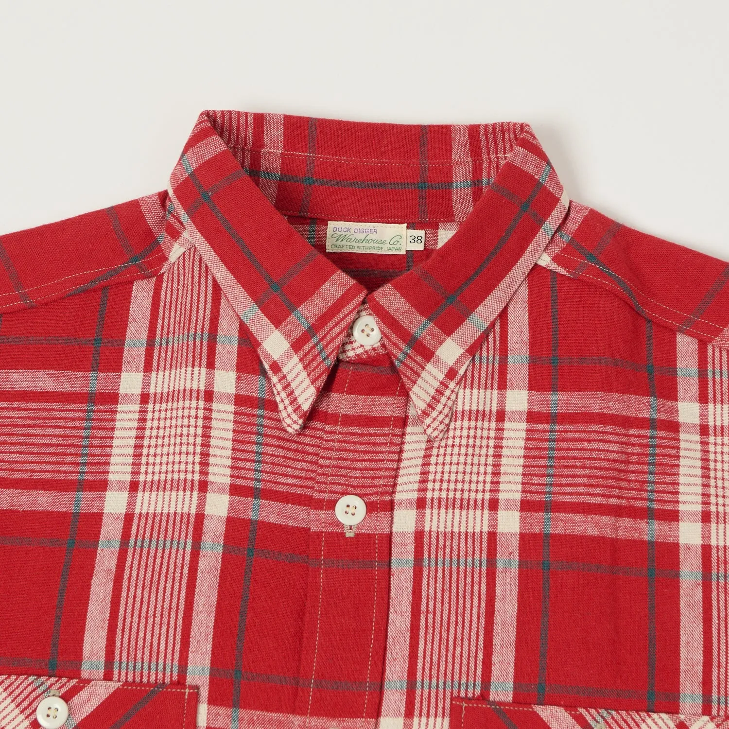 Warehouse & Co 3055 Duck Digger Plaid Work Shirt - Red sold by Son of a Stag product image thumbnail 2