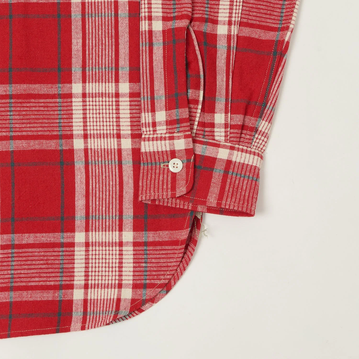 Warehouse & Co 3055 Duck Digger Plaid Work Shirt - Red sold by Son of a Stag product image thumbnail 3