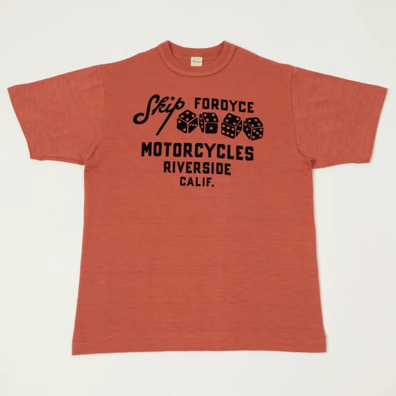 Warehouse & Co 4601 'Skip' Tee - Salmon sold by Son of a Stag