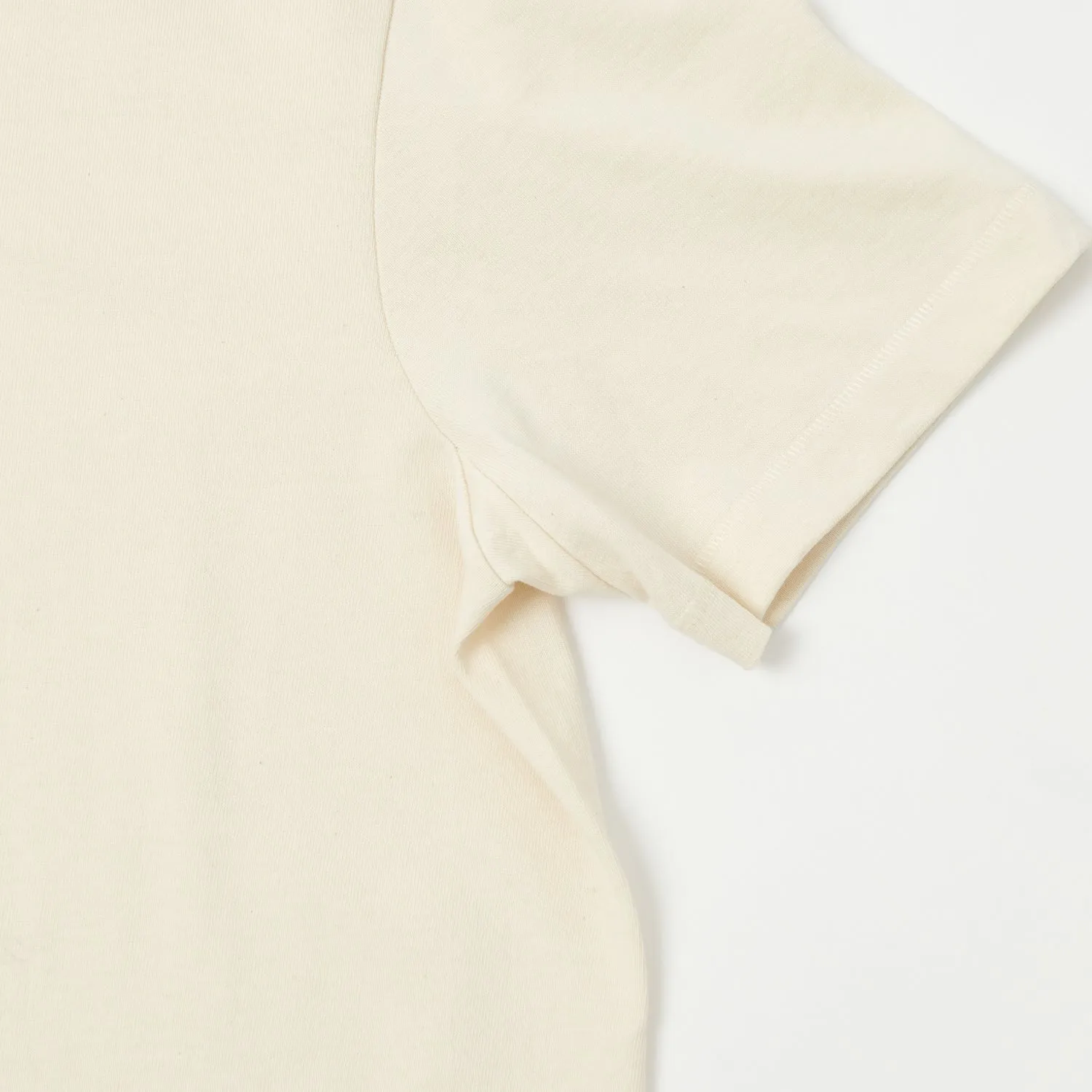 Merz b. Schwanen TR215B Classic Ringer T-Shirt - Nature/Ink Blue sold by Son of a Stag product image thumbnail 4