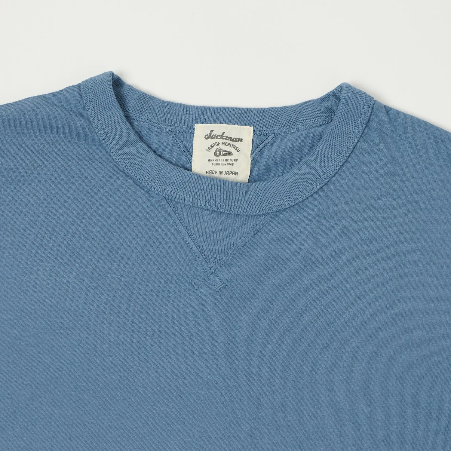 Jackman American Rib T-Shirt - Retro Saxe sold by Son of a Stag product image thumbnail 2