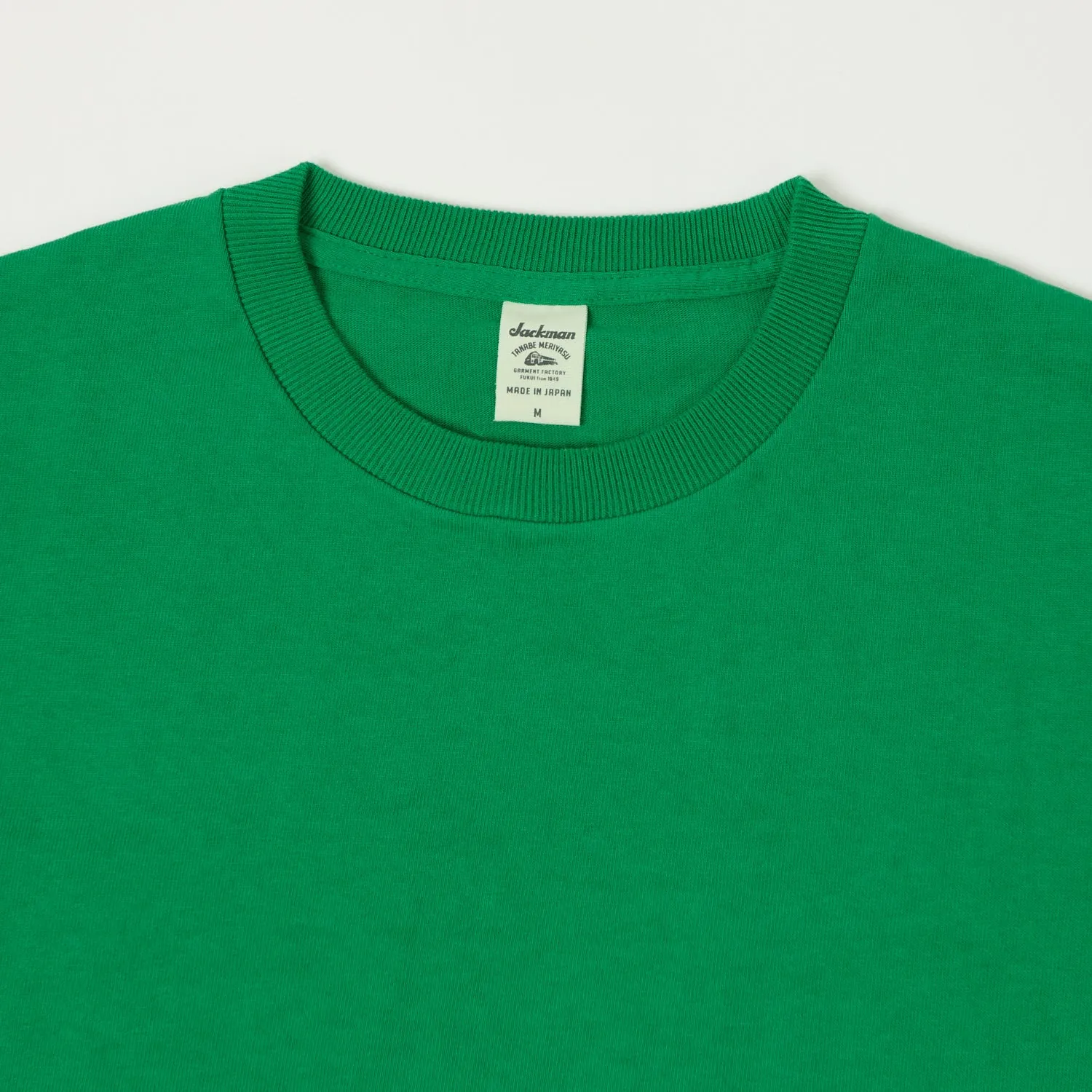 Jackman Dotsume T-Shirt - True Green sold by Son of a Stag product image thumbnail 2