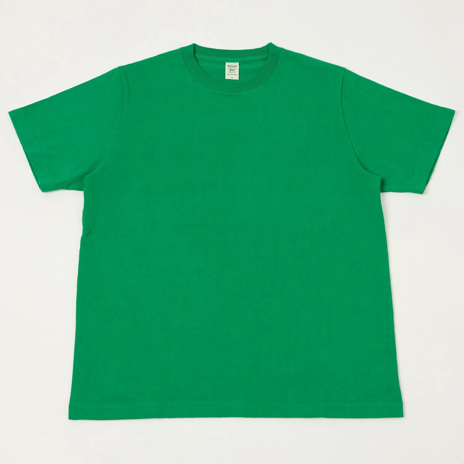 Jackman Dotsume T-Shirt - True Green sold by Son of a Stag