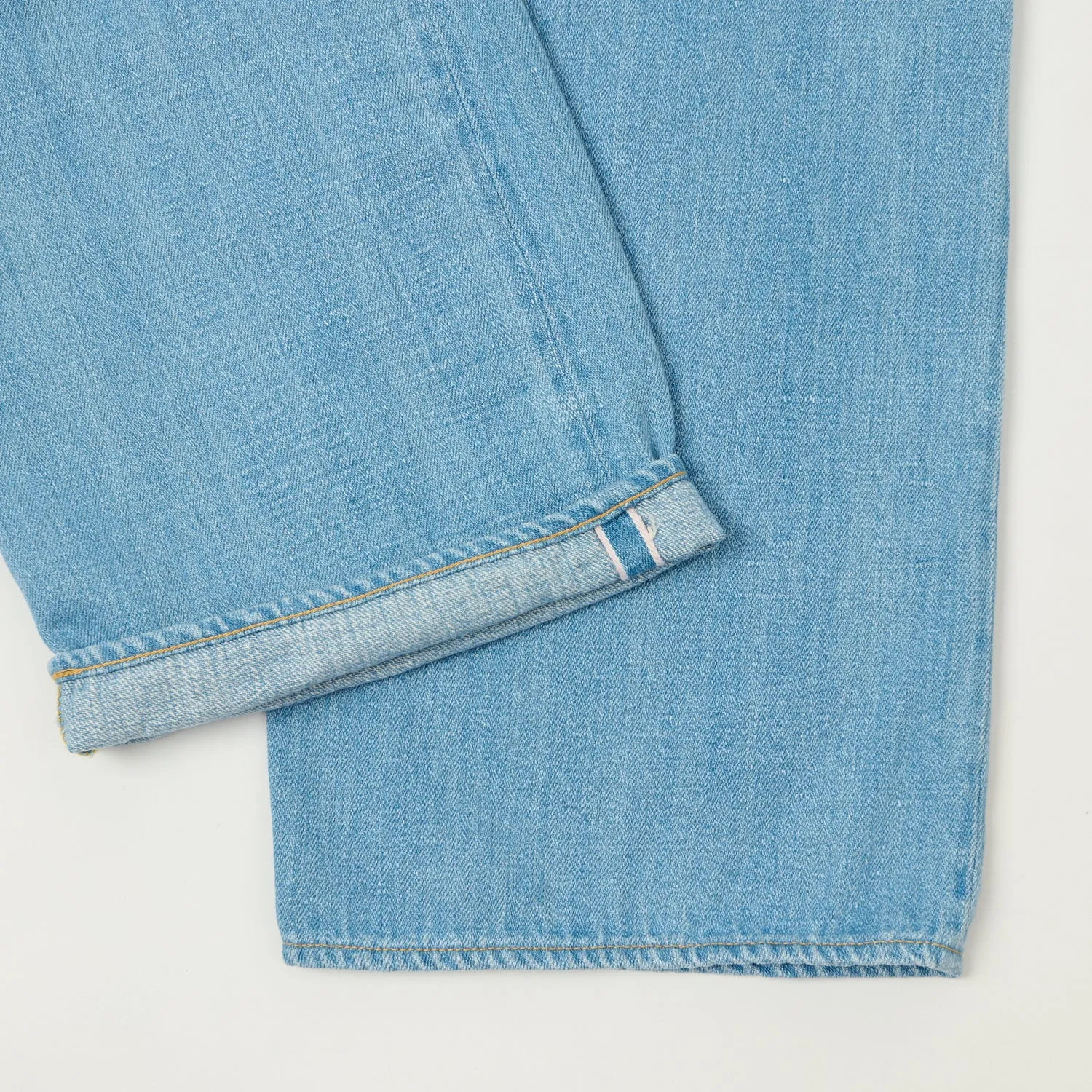 ONI Denim 222-Kiraku Extra Wide Straight Jean - Bleach Wash sold by Son of a Stag product image thumbnail 3