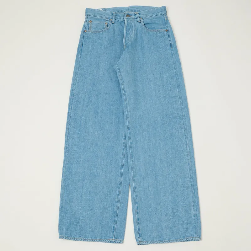 ONI Denim 222-Kiraku Extra Wide Straight Jean - Bleach Wash sold by Son of a Stag