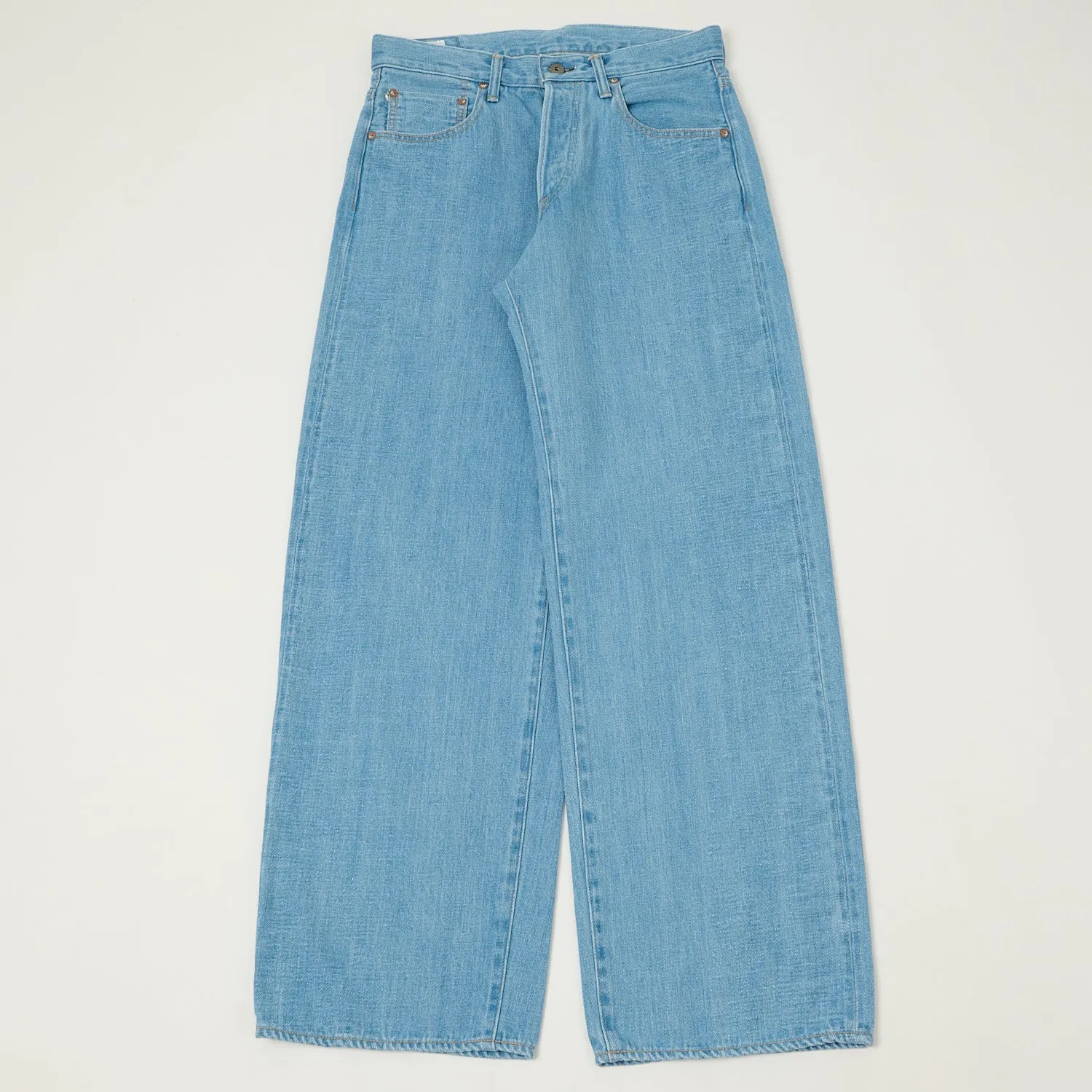 ONI Denim 222-Kiraku Extra Wide Straight Jean - Bleach Wash sold by Son of a Stag