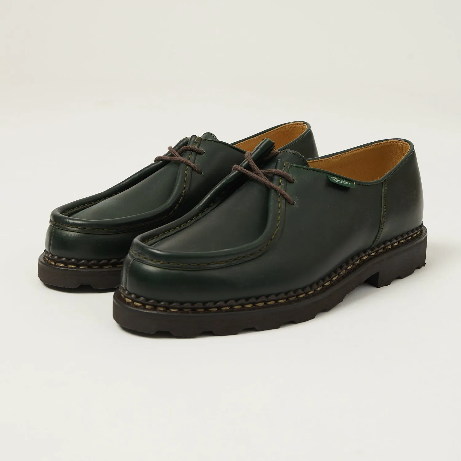 Paraboot Michael Marche Shoe - Green Lisse Vert sold by Son of a Stag
