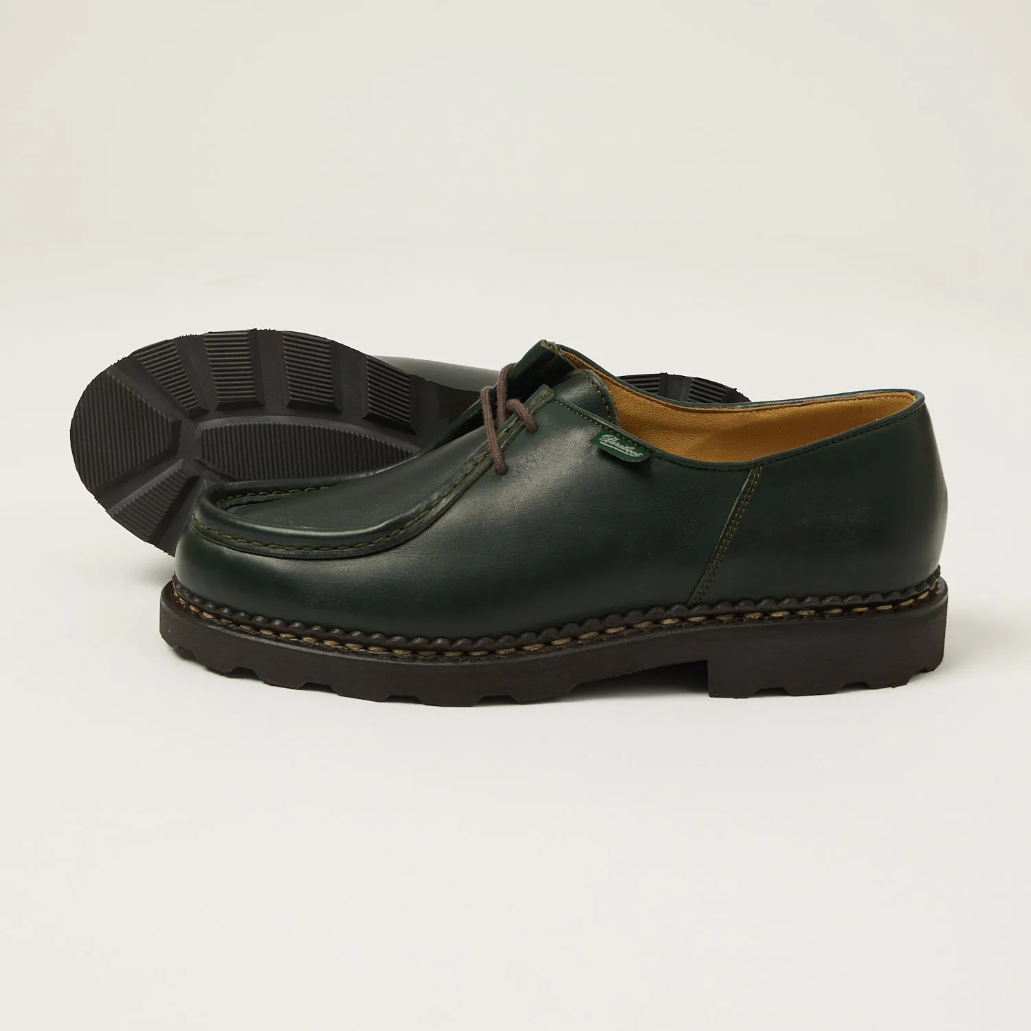 Paraboot Michael Marche Shoe - Green Lisse Vert sold by Son of a Stag product image thumbnail 2