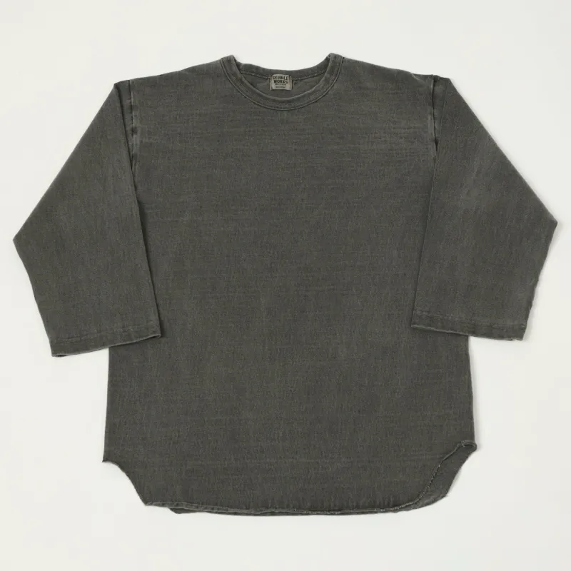 Dubbleworks Heavy Fabric Baseball Tee - Sumikuro sold by Son of a Stag