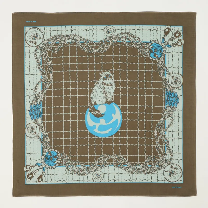 One Ear Brand 'Ore-Ossan' Bandana - Pearl Grey made by One Ear Brand