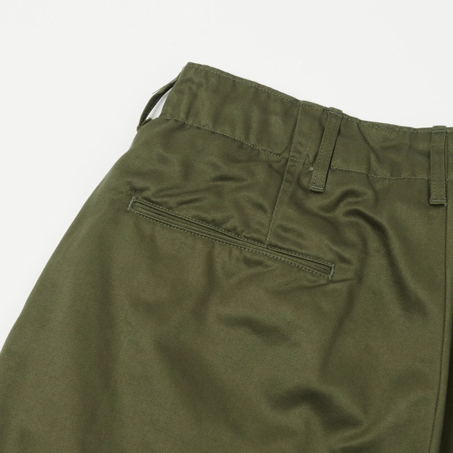 Buzz Rickson's 1945 Chino Short - Olive sold by Son of a Stag product image thumbnail 3