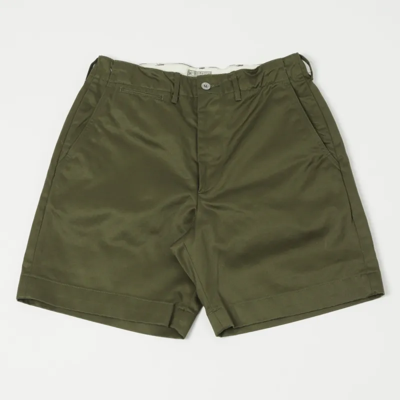 Buzz Rickson's 1945 Chino Short - Olive sold by Son of a Stag