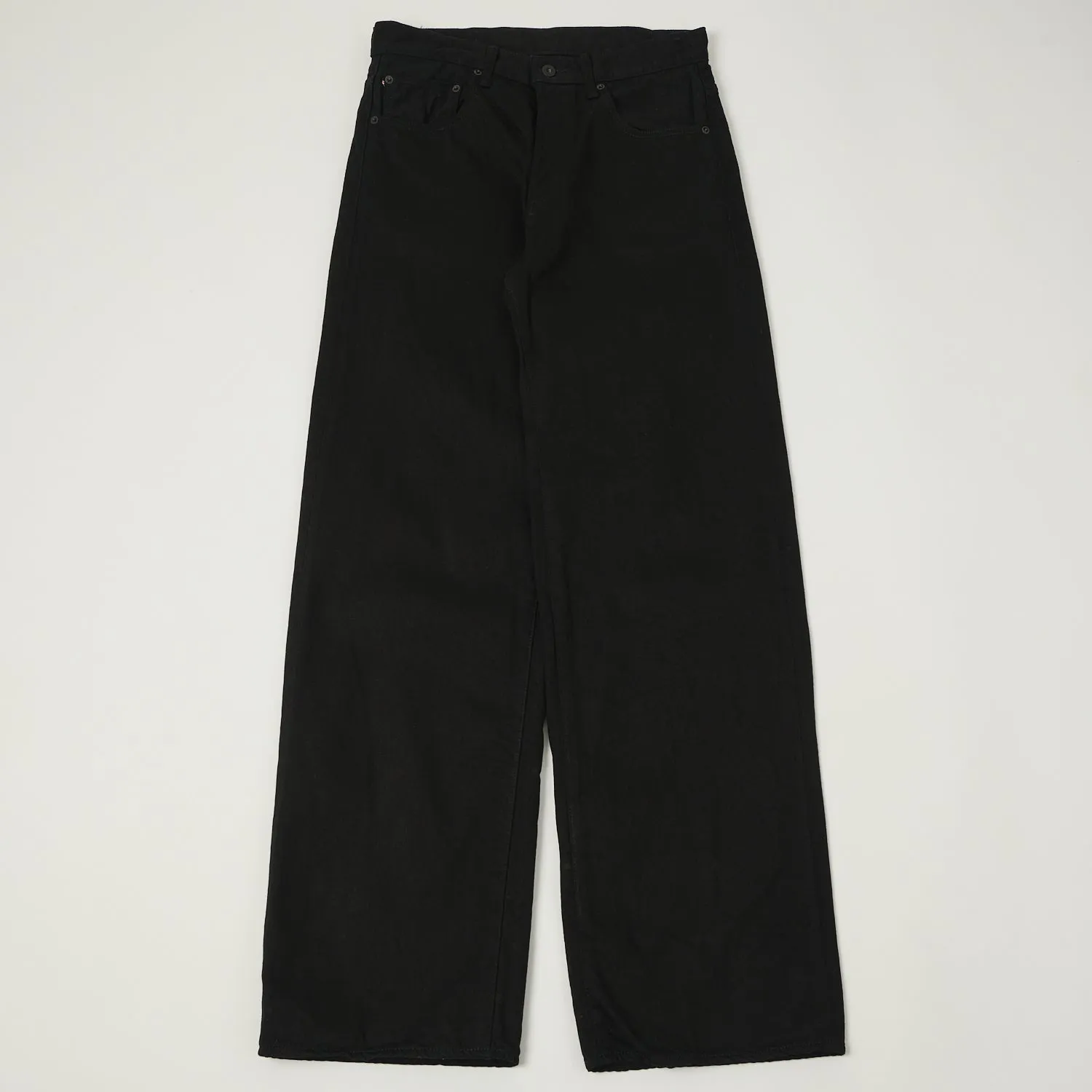 ONI Denim 222-13BK 13oz Extra Wide Straight Jean - Black One Wash sold by Son of a Stag