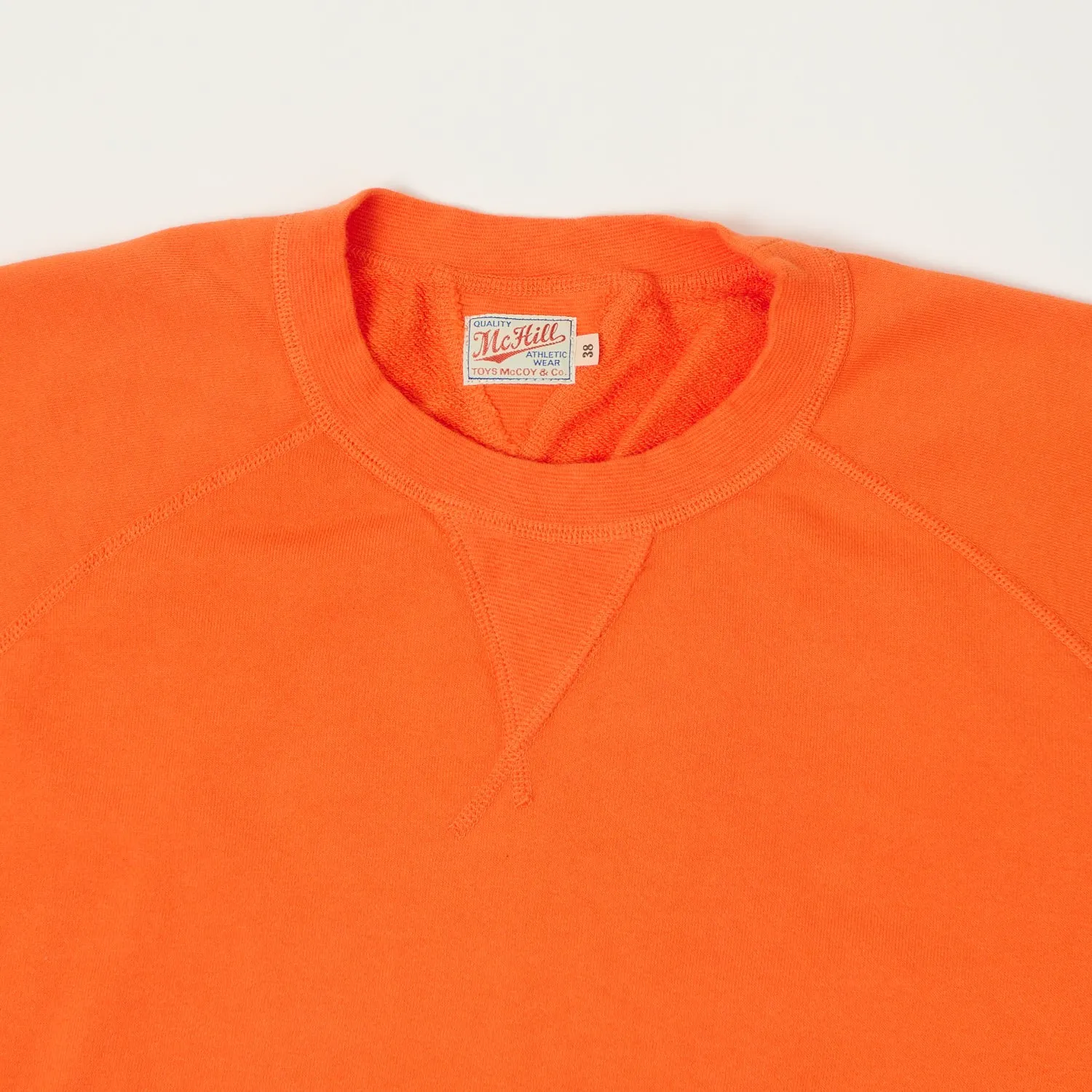 TOYS McCOY Short Sleeve Military Sweatshirt - Orange sold by Son of a Stag product image thumbnail 2