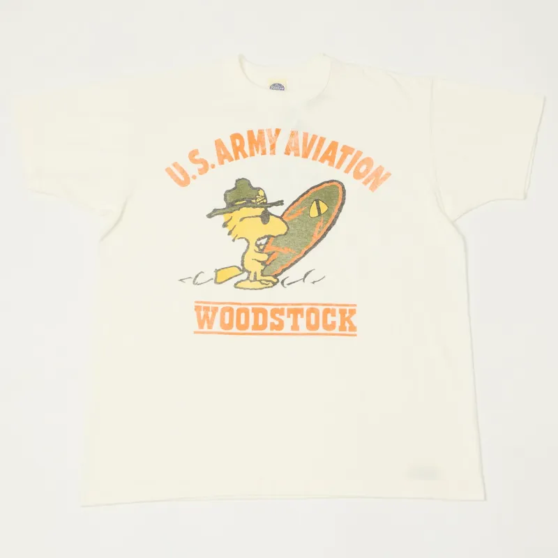 TOYS McCOY Woodstock 'U.S. Army Aviation' T-Shirt - Off White sold by Son of a Stag