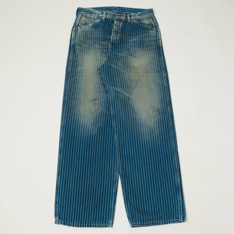 Full Count 1129 Indigo Wabash Work Pants - Heavy Wash sold by Son of a Stag