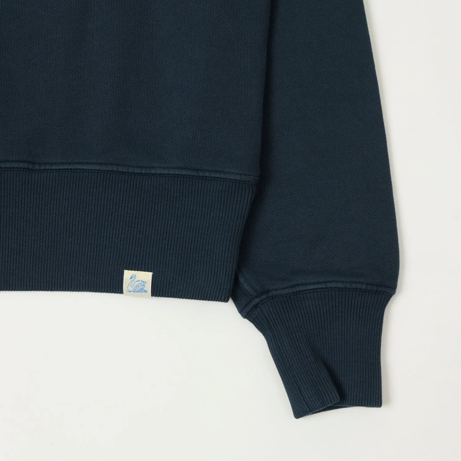 Merz b. Schwanen 'Good Basics' Quarter Zip Sweatshirt - Denim Blue sold by Son of a Stag product image thumbnail 3
