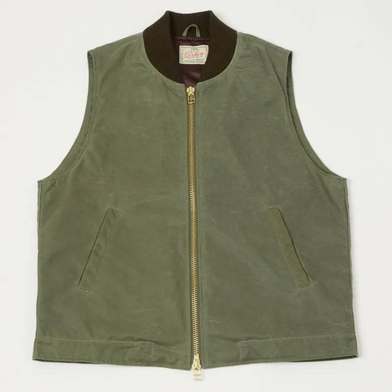 Dehen 1920 Flight Vest - Light Moss sold by Son of a Stag