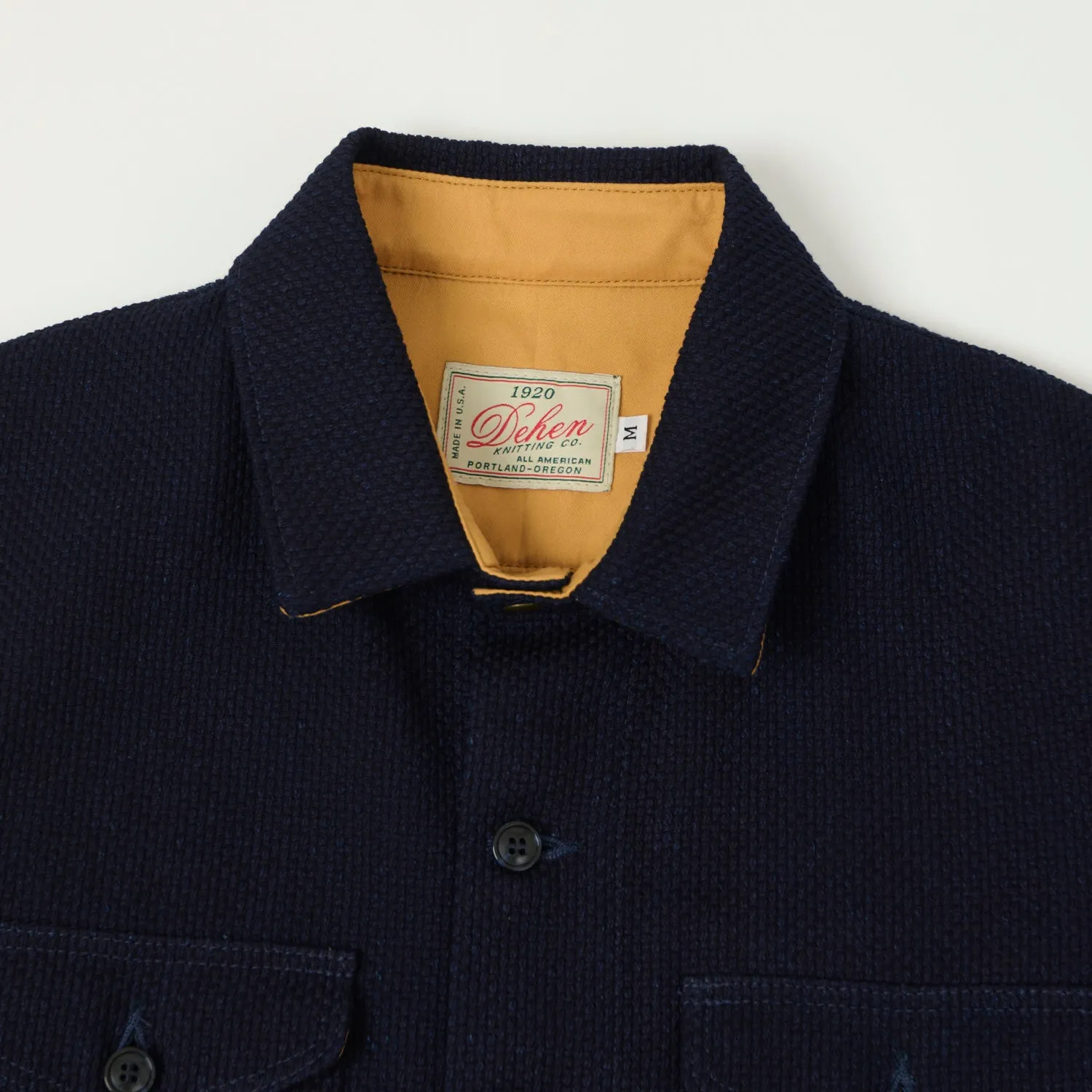 Dehen 1920 Crissman Sashiko Over Shirt - Indigo sold by Son of a Stag product image thumbnail 2