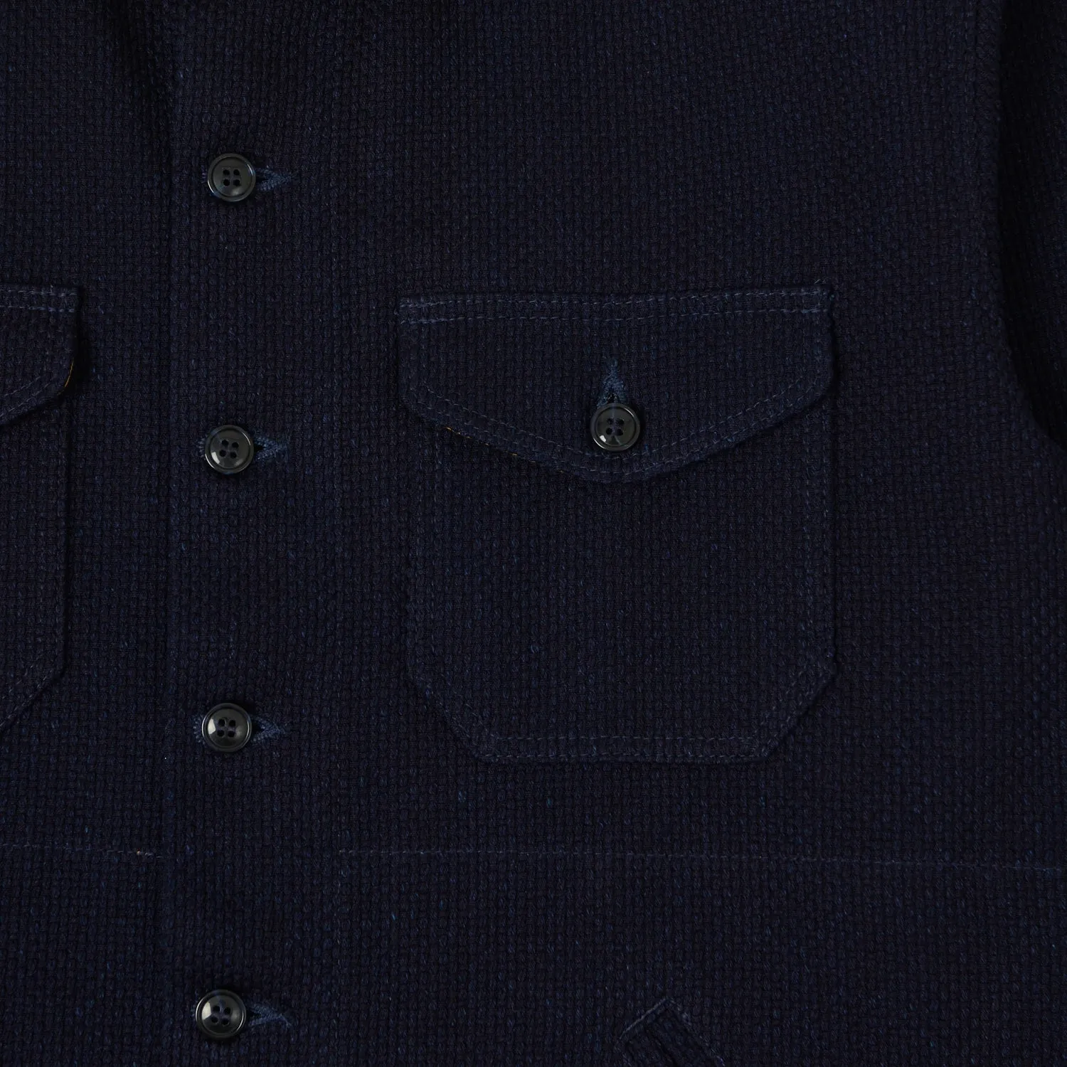 Dehen 1920 Crissman Sashiko Over Shirt - Indigo sold by Son of a Stag product image thumbnail 5