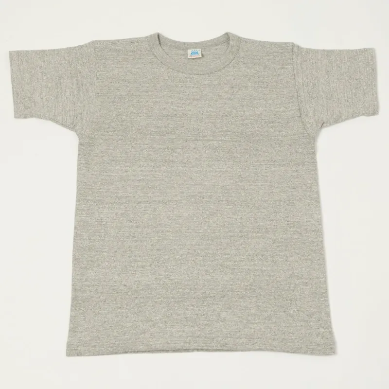 John Gluckow Lot. JG-CS06 Plain T-Shirt - Heather Grey sold by Son of a Stag