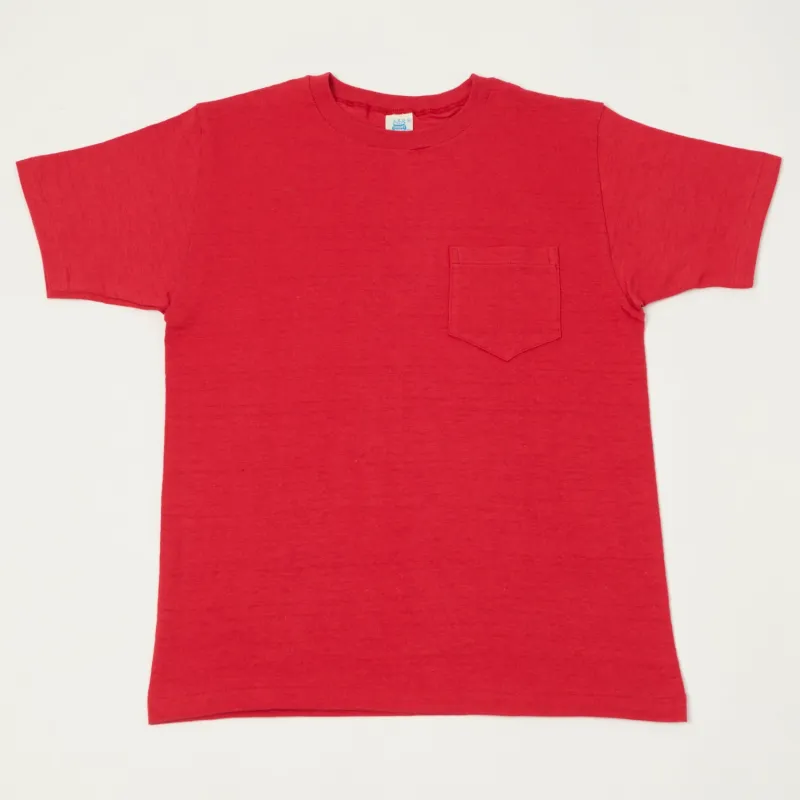 John Gluckow Lot. JG-CS07 'Keeper' Pocket T-Shirt - Red sold by Son of a Stag