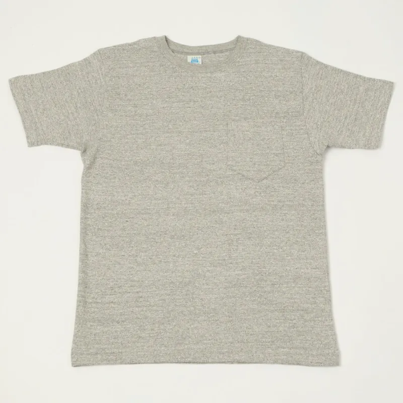 John Gluckow Lot. JG-CS07 'Keeper' Pocket T-Shirt - Heather Grey sold by Son of a Stag