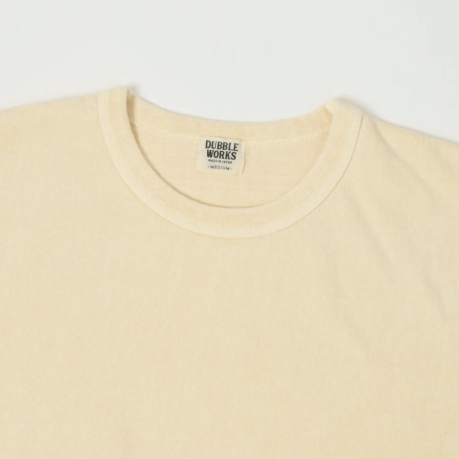 Dubbleworks Heavy Fabric Pigment Dye Tee - Cream sold by Son of a Stag product image thumbnail 2