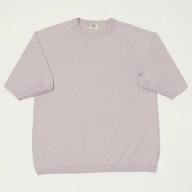 Dubbleworks Heavy Fabric Raglan Tee - Lavender sold by Son of a Stag