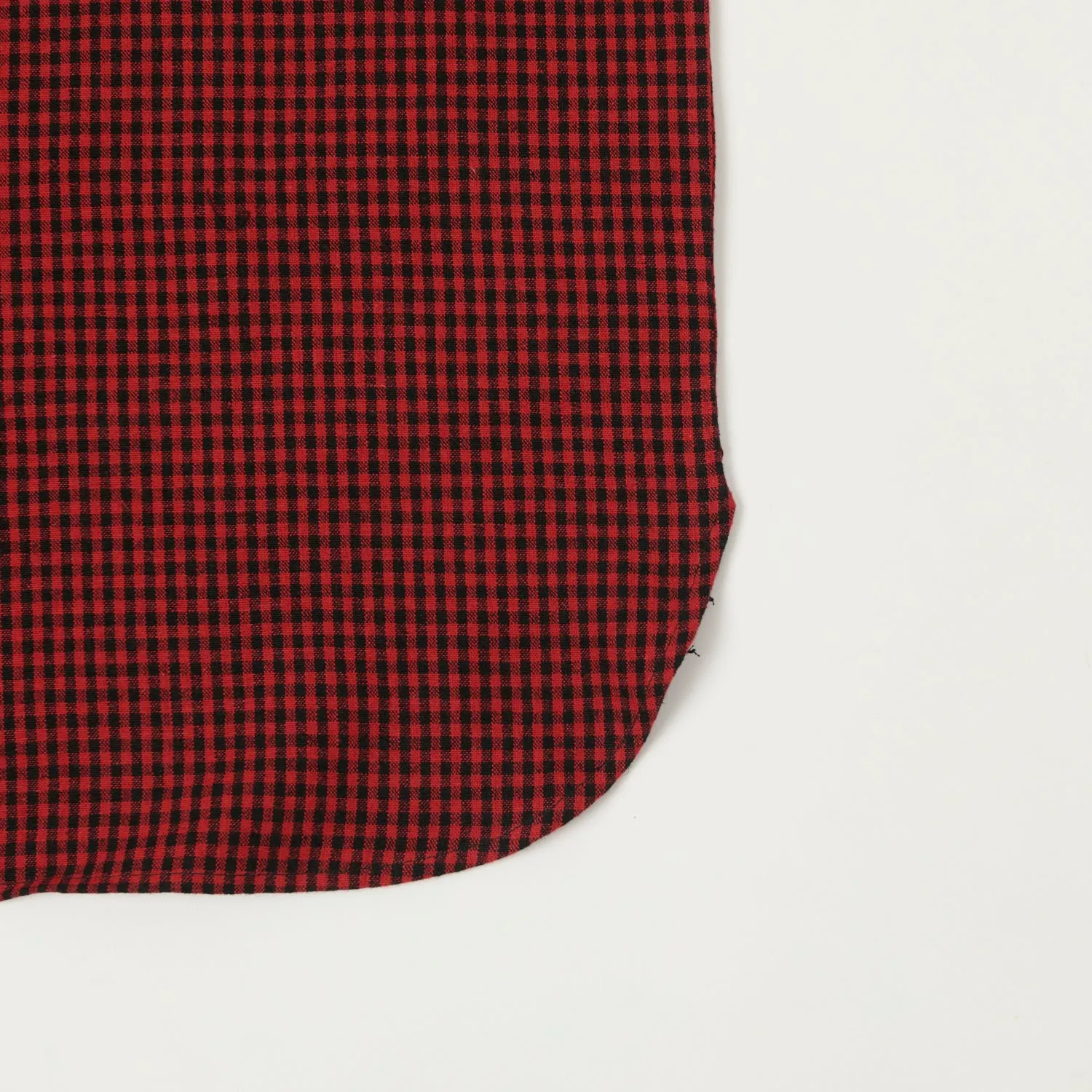 Warehouse & Co 3056 Duck Digger Short Sleeve Gingham Shirt - Red sold by Son of a Stag product image thumbnail 3