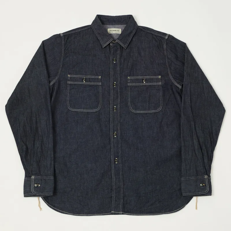 Spellbound Authentic 6oz Denim Work Shirt - One Wash sold by Son of a Stag