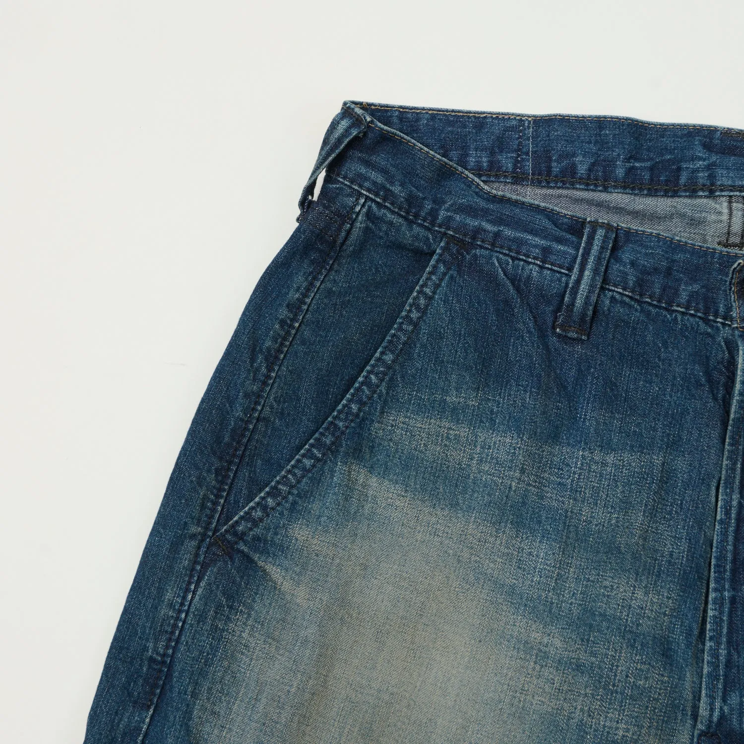 FULLCOUNT 1121 'Duke II' A.M.Co. Denim Wide Straight Jean - Heavy Wash sold by Son of a Stag product image thumbnail 5