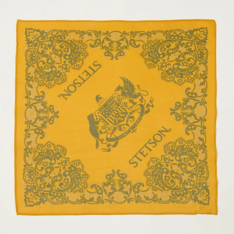 Stetson Cotton Bandana - Yellow sold by Son of a Stag
