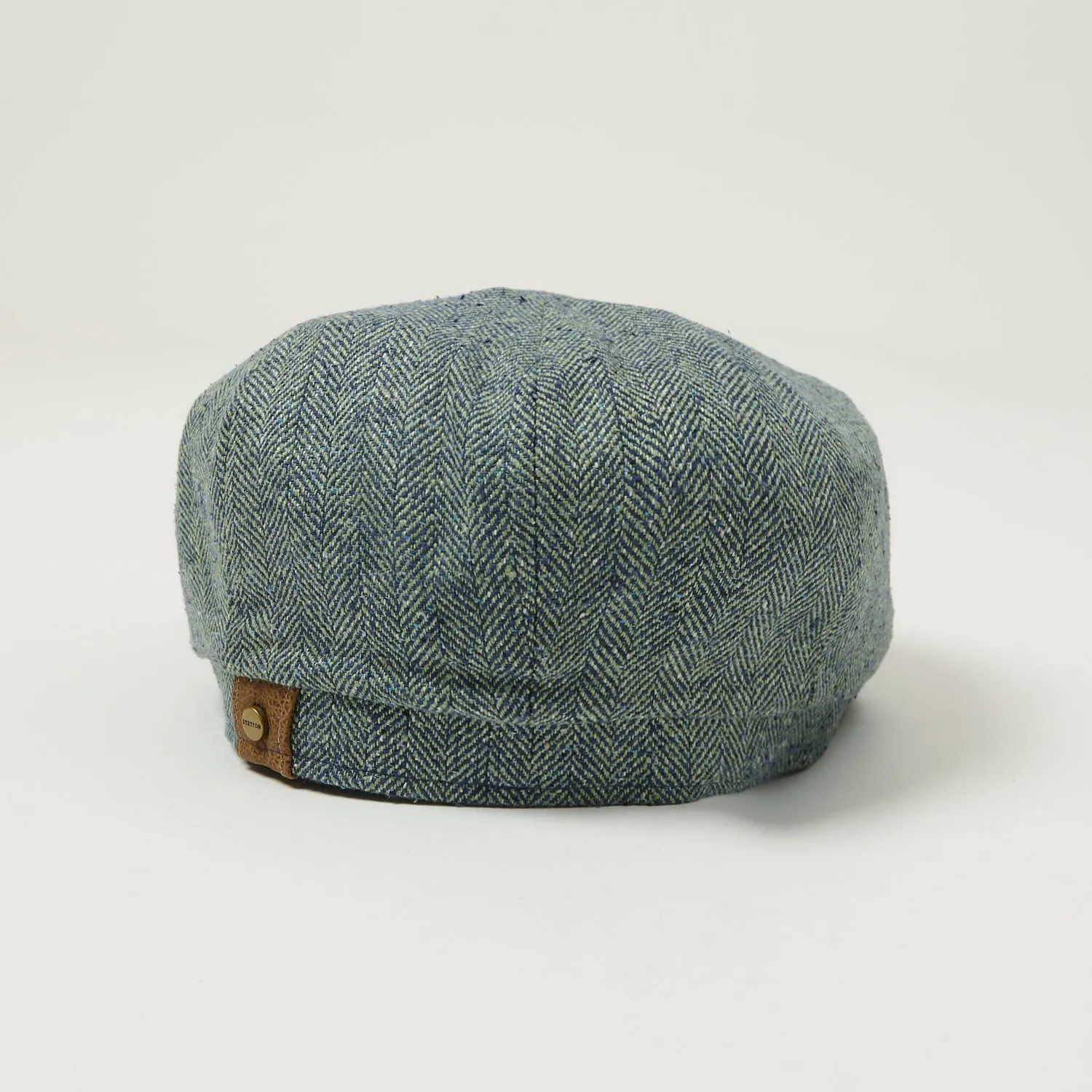 Stetson Silk Herringbone Hatteras - Blue Melange sold by Son of a Stag product image thumbnail 3