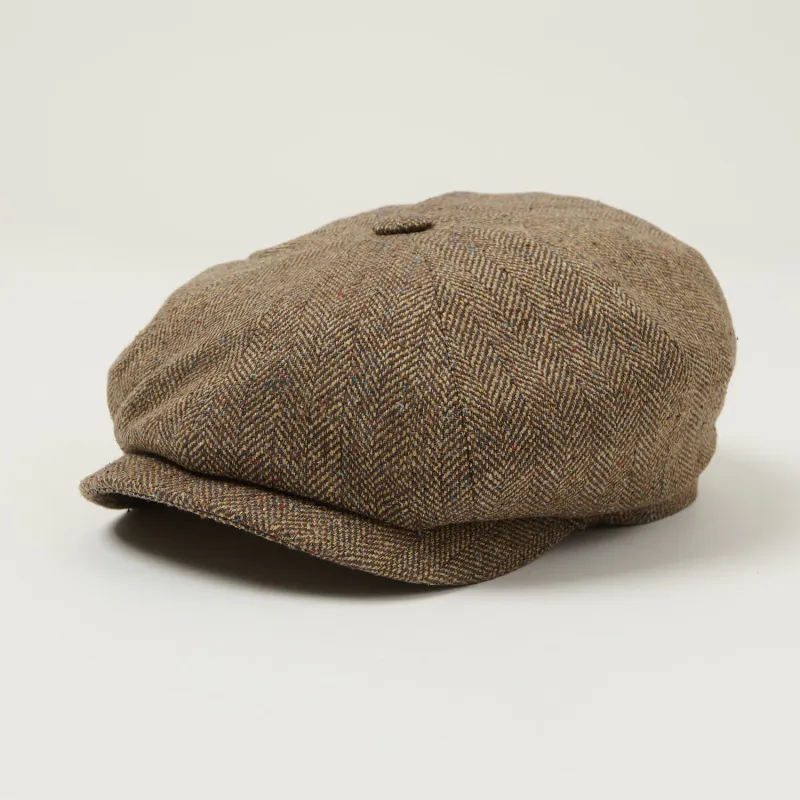 Stetson Hatteras Silk Herringbone - Brown Melange sold by Son of a Stag
