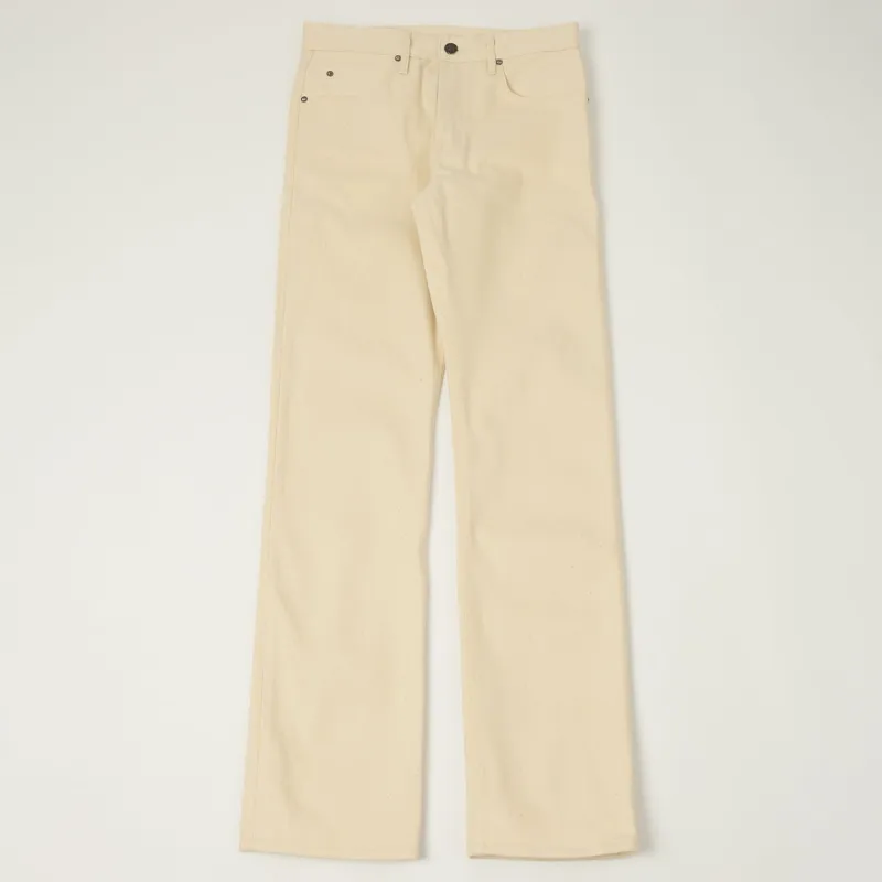 Freenote Cloth 'Belford' 14oz Straight Fit Jeans - Ecru sold by Son of a Stag
