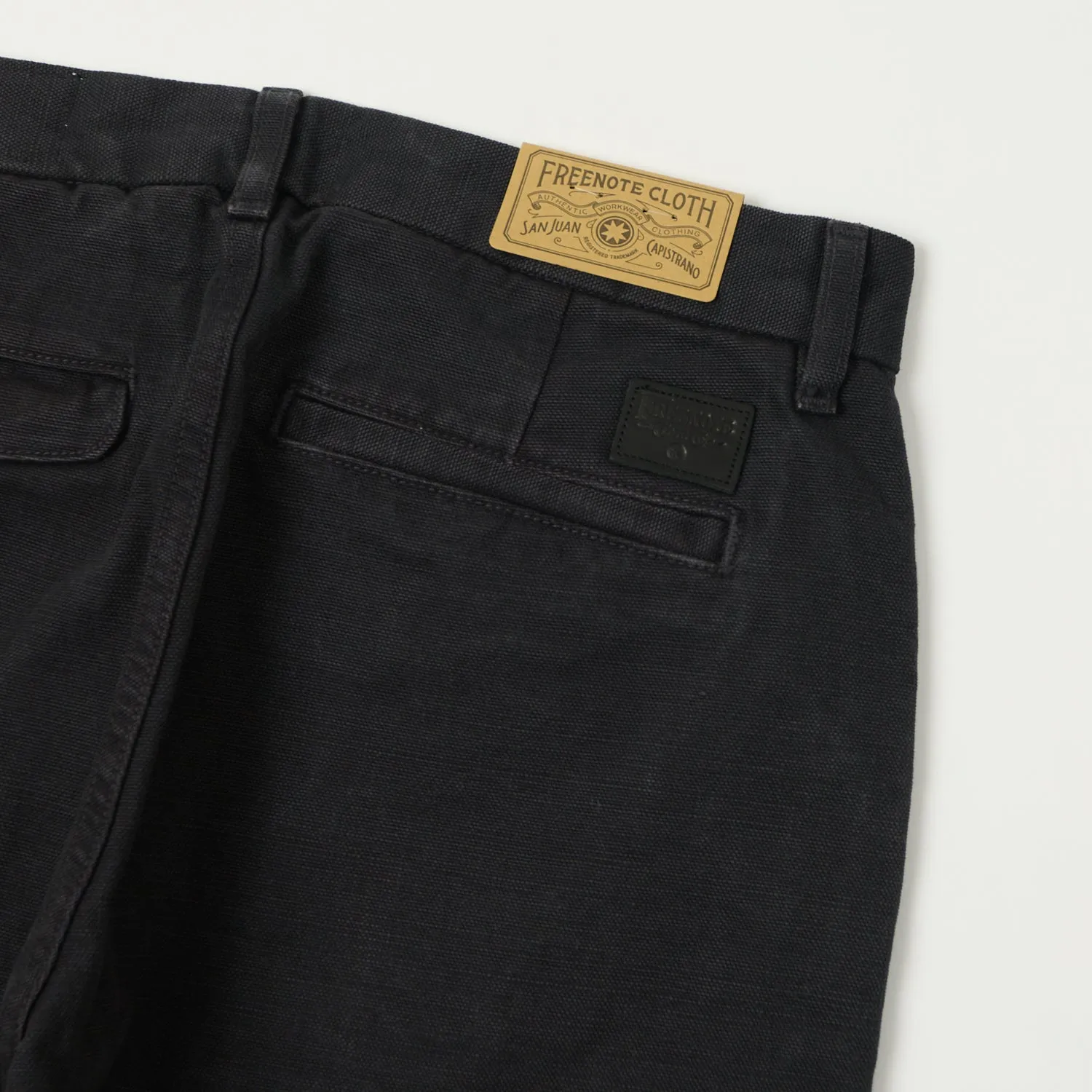 Freenote Cloth Heavyweight 14oz Slub Workers Chino - Black sold by Son of a Stag product image thumbnail 2