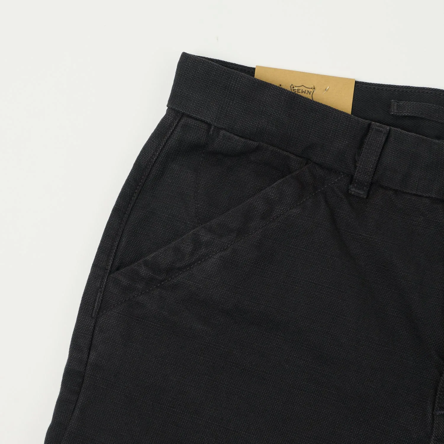 Freenote Cloth Heavyweight 14oz Slub Workers Chino - Black sold by Son of a Stag product image thumbnail 4