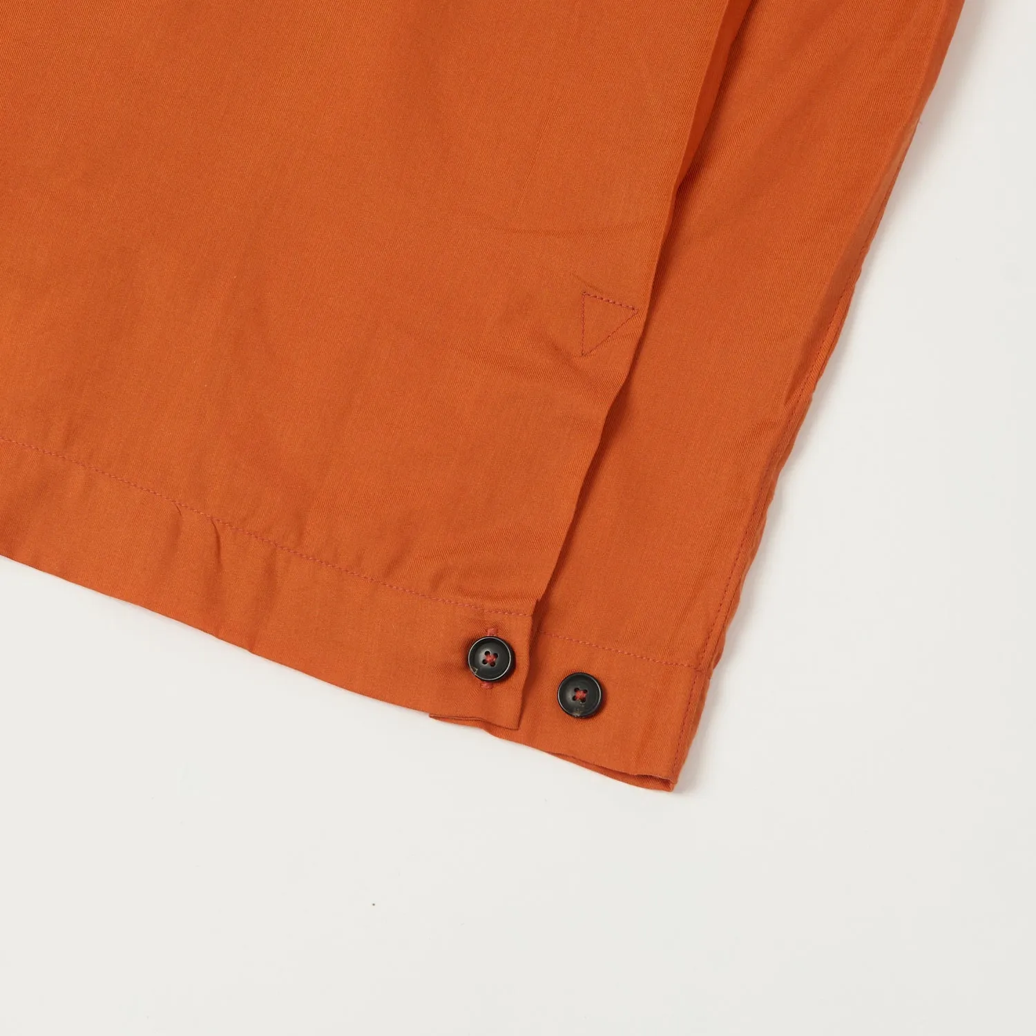 Freenote Cloth 'Jove' Short Sleeve Shirt - Orange sold by Son of a Stag product image thumbnail 5